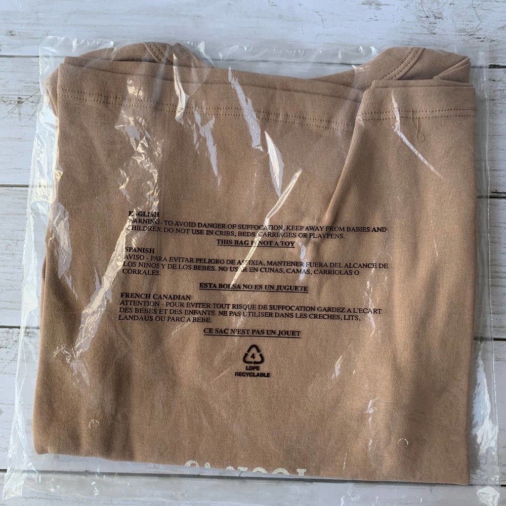 NWT DAYDREAMER Queen Tour '75 Scoop Neck Tank Top in Brown - Picture 5 of 10